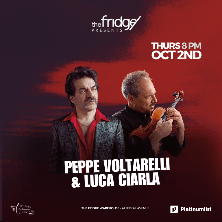 Peppe Voltarelli & Luca Ciarla in Dubai